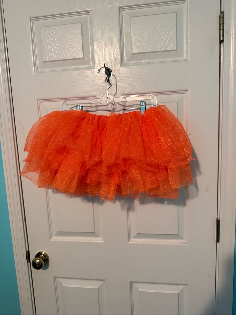 Party City Orange Layered Tulle Tutus Skirt
